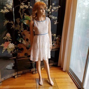 Speechless Size 10 White Lace Cotton Dress